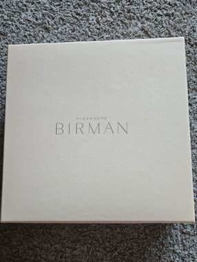 ALEXANDRE BIRMAN Empty Shoe Box Cream Pink Logo Tissue Lorraine Size 38